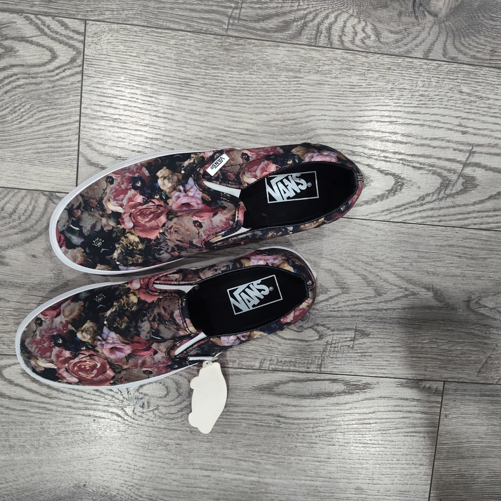 Vans Women's Multicolor Floral Slip-On Sneakers